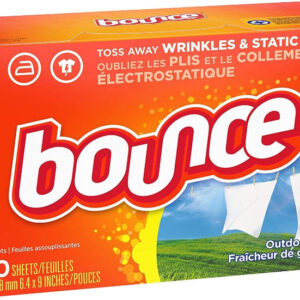 Bounce Dryer Sheets for back window shrink, 120 Count